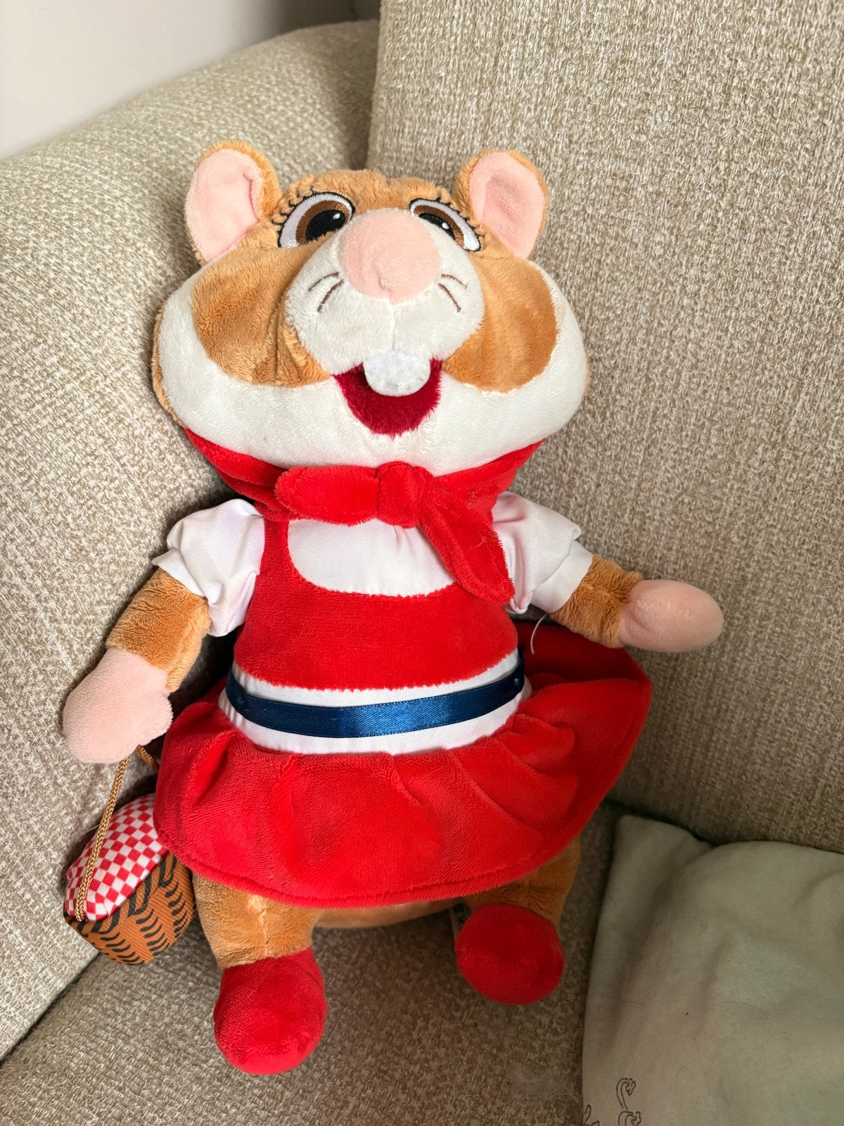 AH Hamster Knuffel Roodkapje Efteling, Albert Heijn, Hamster, Ophalen of Verzenden, Zo goed als nieuw