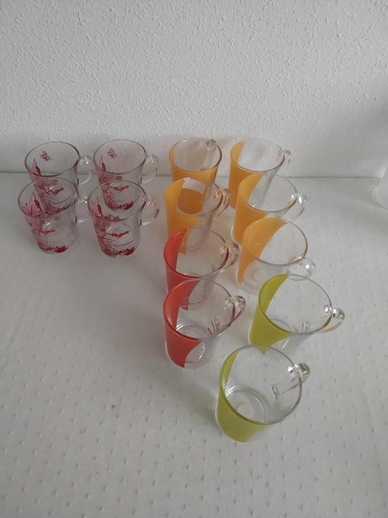 DE servies onderdelen(glas), Huis en Inrichting, Keuken | Servies, Ophalen of Verzenden, Glas, Overige stijlen, Glas of Glazen