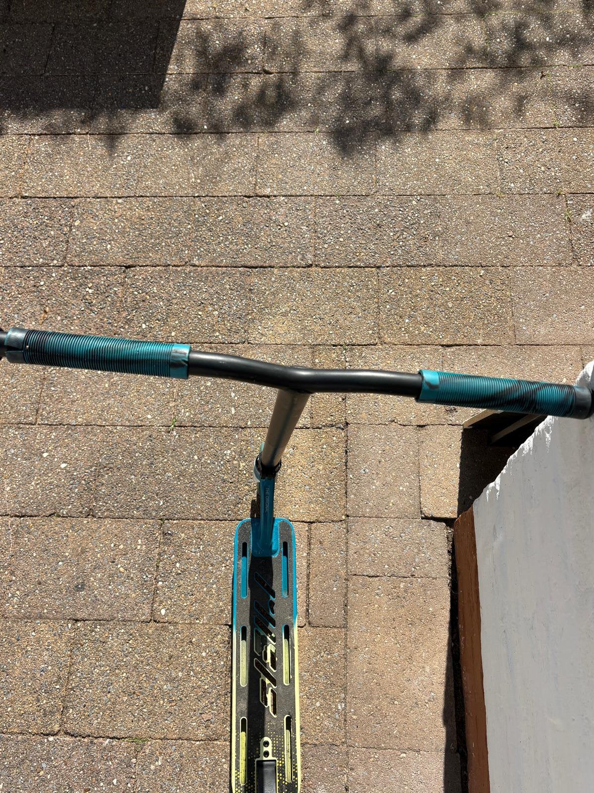MGP step geel blauw goeie staat lichte gebruik sporen, Fietsen en Brommers, Steps, Ophalen of Verzenden, Gebruikt, Gewone step