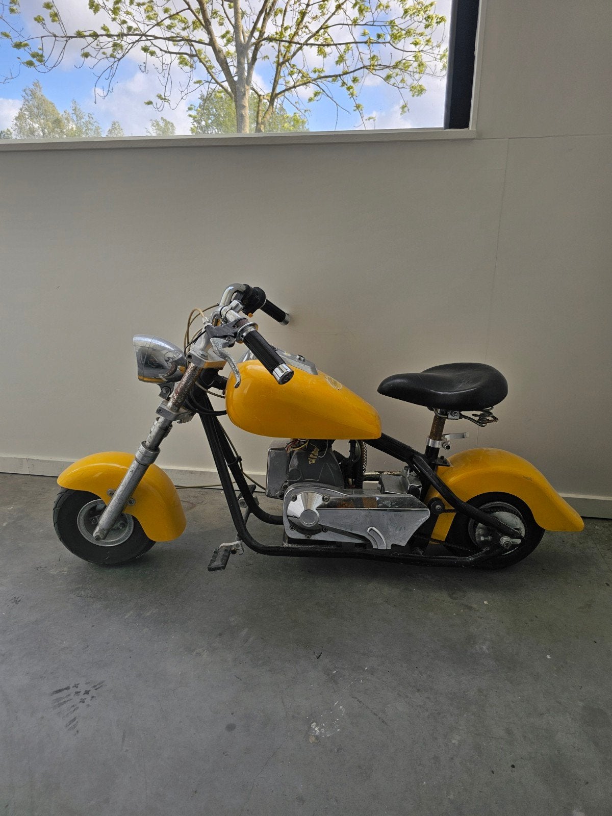 Gele Minibike / Pocketbike - Gebruikt, Fietsen en Brommers, Ophalen, Gebruikt, Onbekend, Overige typen