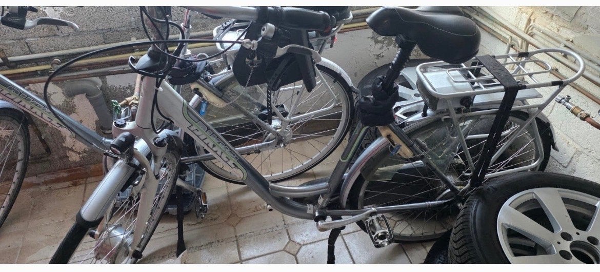 2x Bikkel elektrische damesfietsen, lage instap, maat L, Gebruikt, 50 km per accu of meer, 55 tot 59 cm, Ophalen