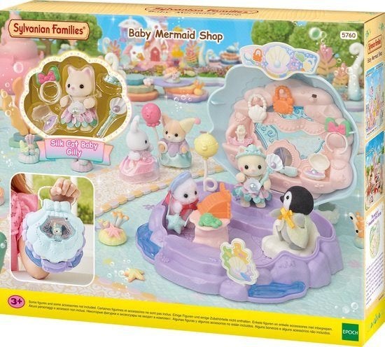 Sylvanian Families 5760 zeemeermin winkel, Nieuw, Ophalen of Verzenden, X, Toebehoren