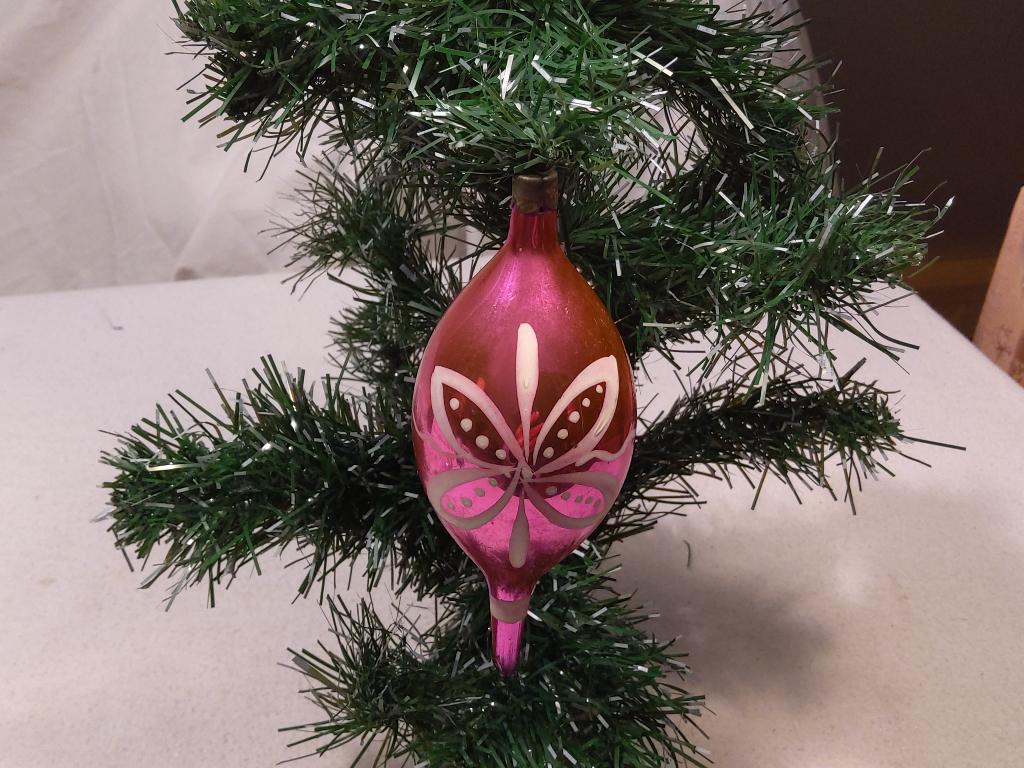 Mooie oude kerstbal., Ophalen of Verzenden, Zo goed als nieuw