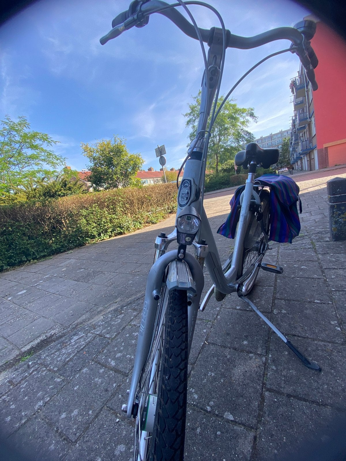 Gazelle Oranje Damesfiets - 7 versnellingen, voorvering, Fietsen en Brommers, Fietsen | Dames | Damesfietsen, Ophalen, Gebruikt