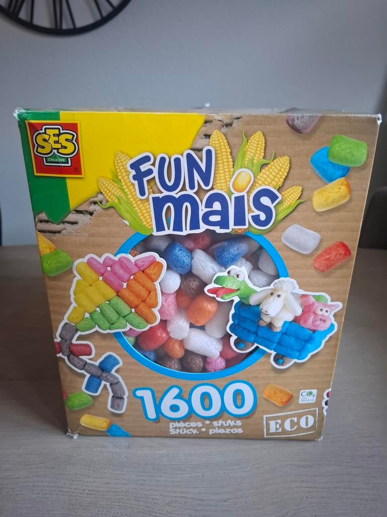 SES Creative Fun Mais 80% van 1600 stuks - Knutselplezier, Ophalen of Verzenden, Zo goed als nieuw, Bouwen