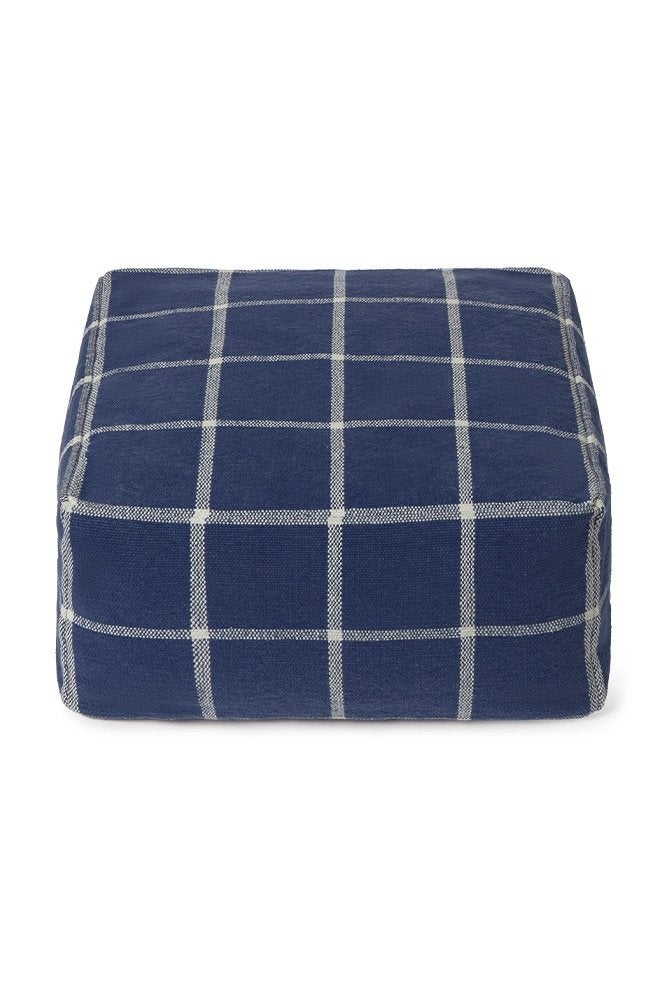 Poef Geometrisch Blauw Lorena Canals, Minder dan 50 cm, Nieuw, Minder dan 50 cm, Lorenacanals