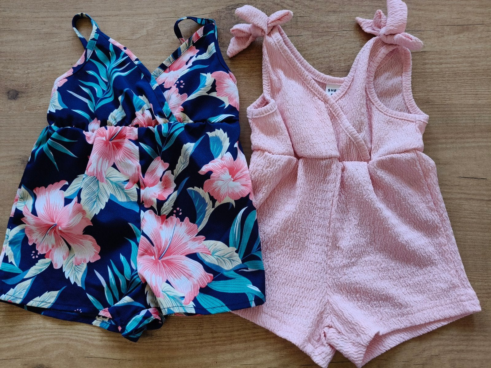 Zomerse kleren jumpsuits maat 6-9 maanden, Ophalen of Verzenden, Zo goed als nieuw, Shein., Meisje