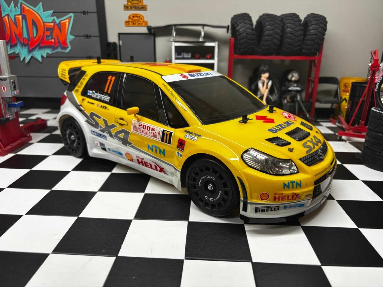 Tamiya Suzuki SX4  TT01, Ophalen of Verzenden, Auto onroad