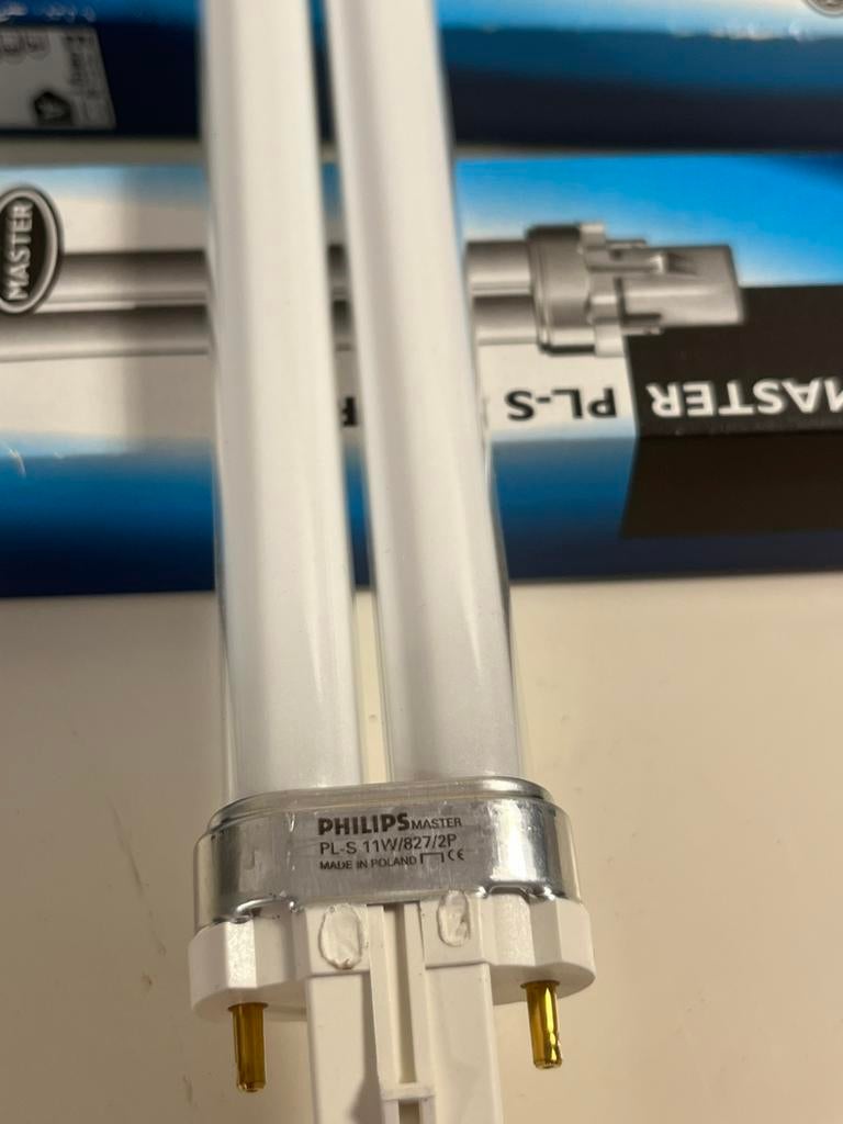 Philips MASTER PL-S compacte spaarlamp, Ophalen of Verzenden, Zo goed als nieuw, Minder dan 2 meter, Coaxiale kabel