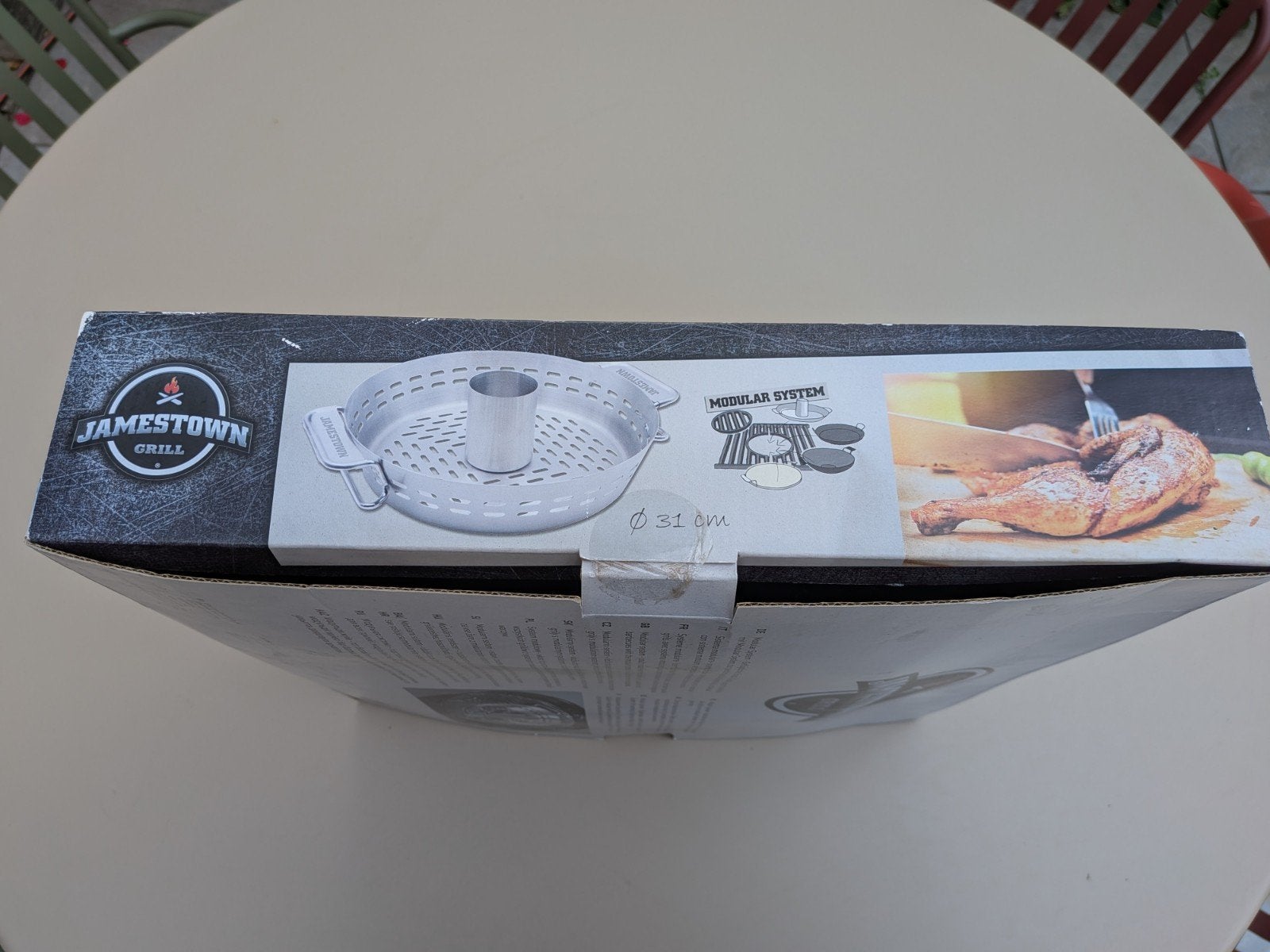 Jamestown Grill Kiphouder - Ø 31 cm, Ophalen, Zo goed als nieuw, Jamestown Grill