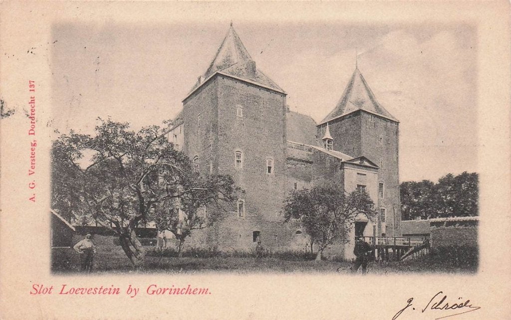 702-225-021 Slot Loevestein By Gorinchem, Verzenden, Voor 1920, Zuid-Holland
