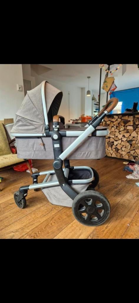 Joolz Day 3 -studio gris - combiwagen, Kinderen en Baby's, Kinderwagens en Combinaties, Zo goed als nieuw, Combiwagen, Verstelbare duwstang