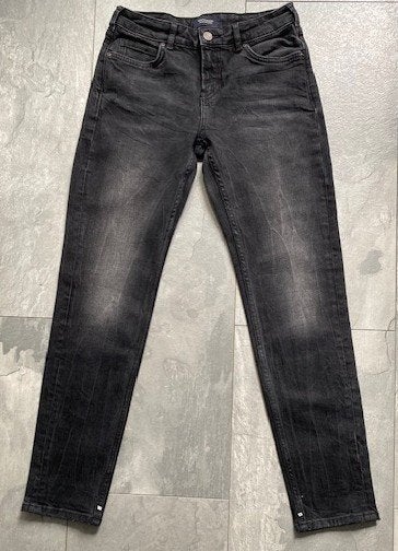 Scotch & Soda zwarte jeans mt 24/32 = 164/170 (qwe), Broek, Ophalen of Verzenden, Zo goed als nieuw, Scotch & Soda