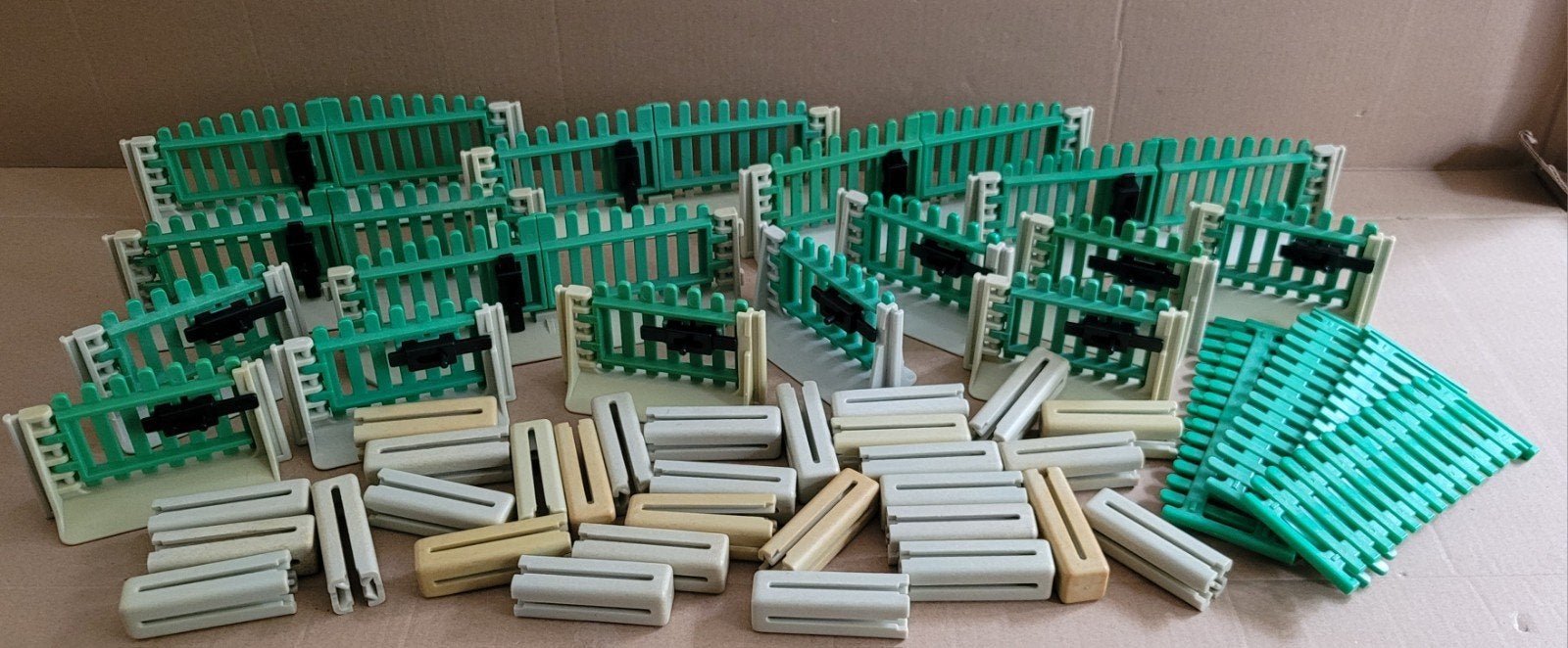 Oude groene Playmobil hekken, poorten, Ophalen of Verzenden, Gebruikt