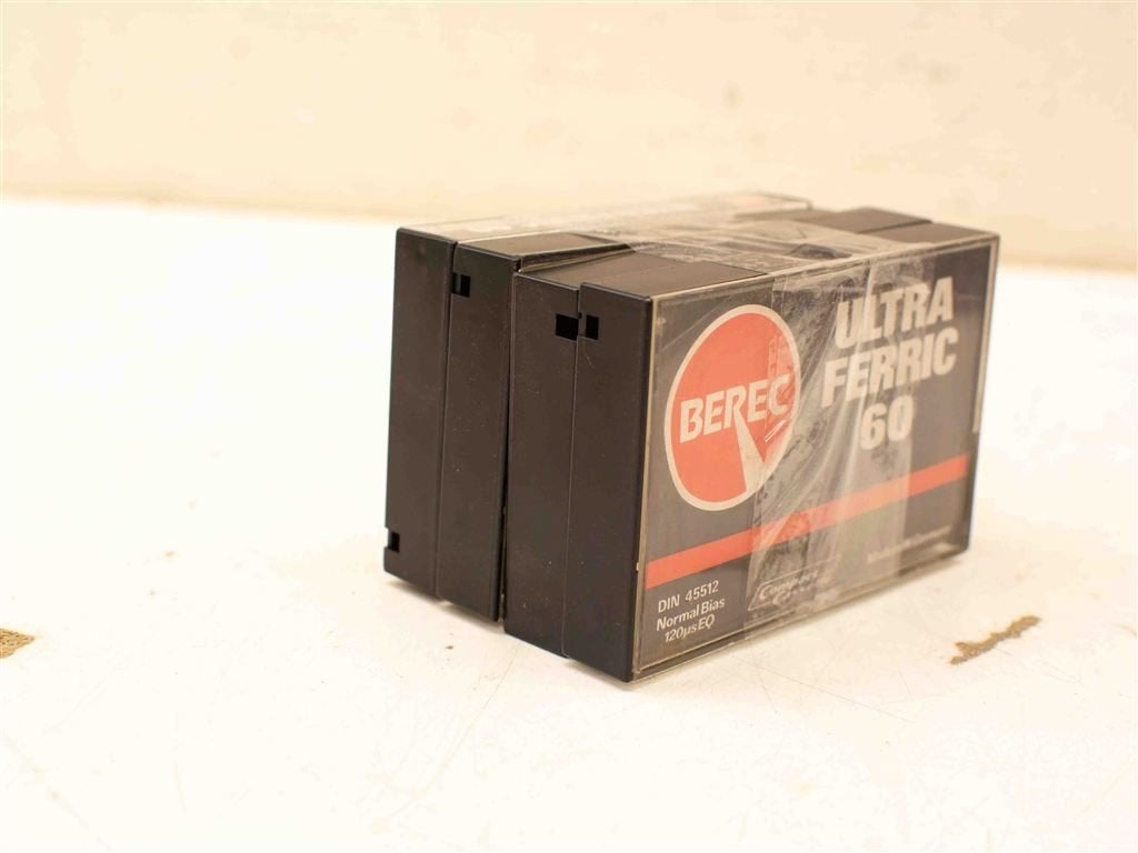 4 Berec cassettebandjes 38626, Ophalen of Verzenden, Gebruikt, Overige genres, 1 bandje