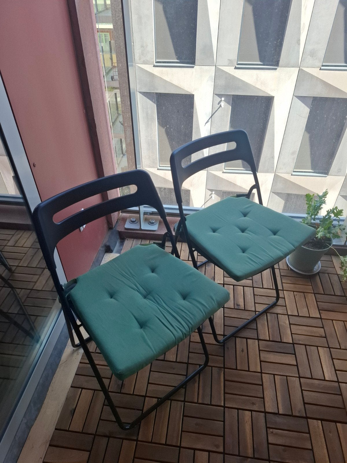 Ikea NISSE chairs, Ophalen, Zo goed als nieuw, Metaal