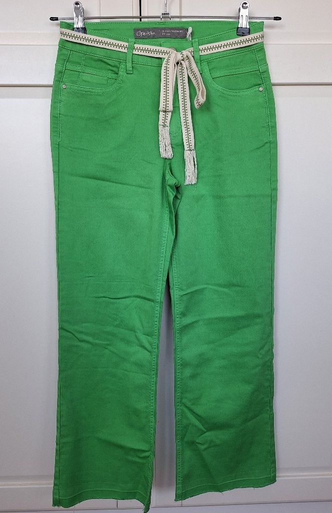 Geisha nieuwe groene 7/8 broek, maat S 36, Kleding | Dames, Geisha, Nieuw, Ophalen of Verzenden, Driekwart