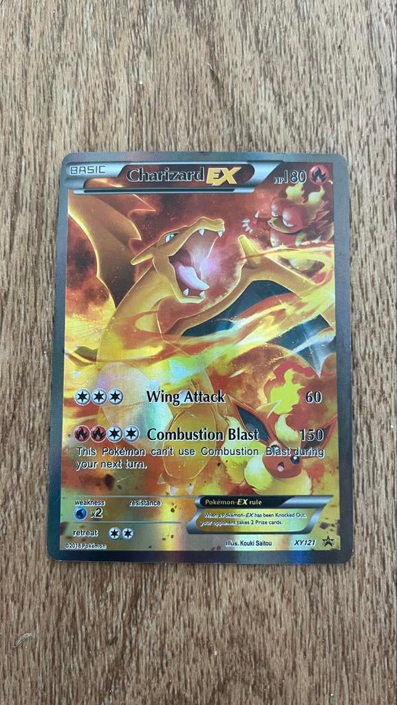 Charizard EX XY121 Pokémon Kaart - Zo goed als nieuw, Ophalen of Verzenden, Zo goed als nieuw