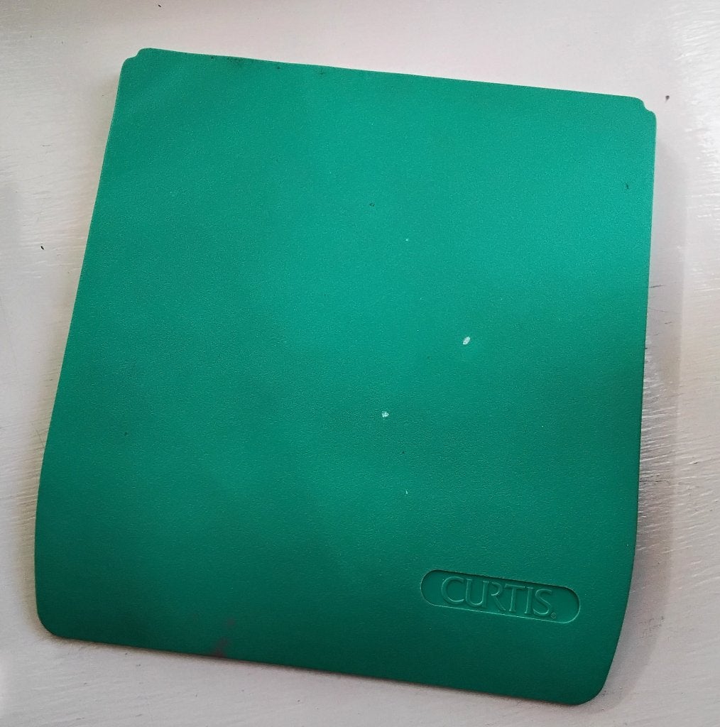 Curtis - vintage muismat - mousepad - heeft vlekjes, Computers en Software, Muismatten, Ophalen of Verzenden, Gebruikt