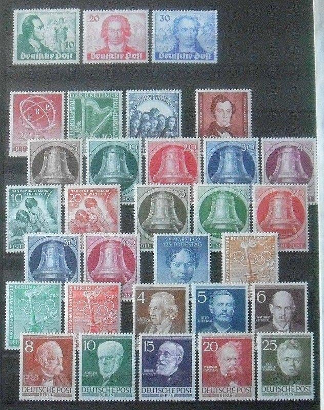 Berlijn 1949 t/m 1960, mooie postfrisse verzameling., Verzenden, BRD, Postfris