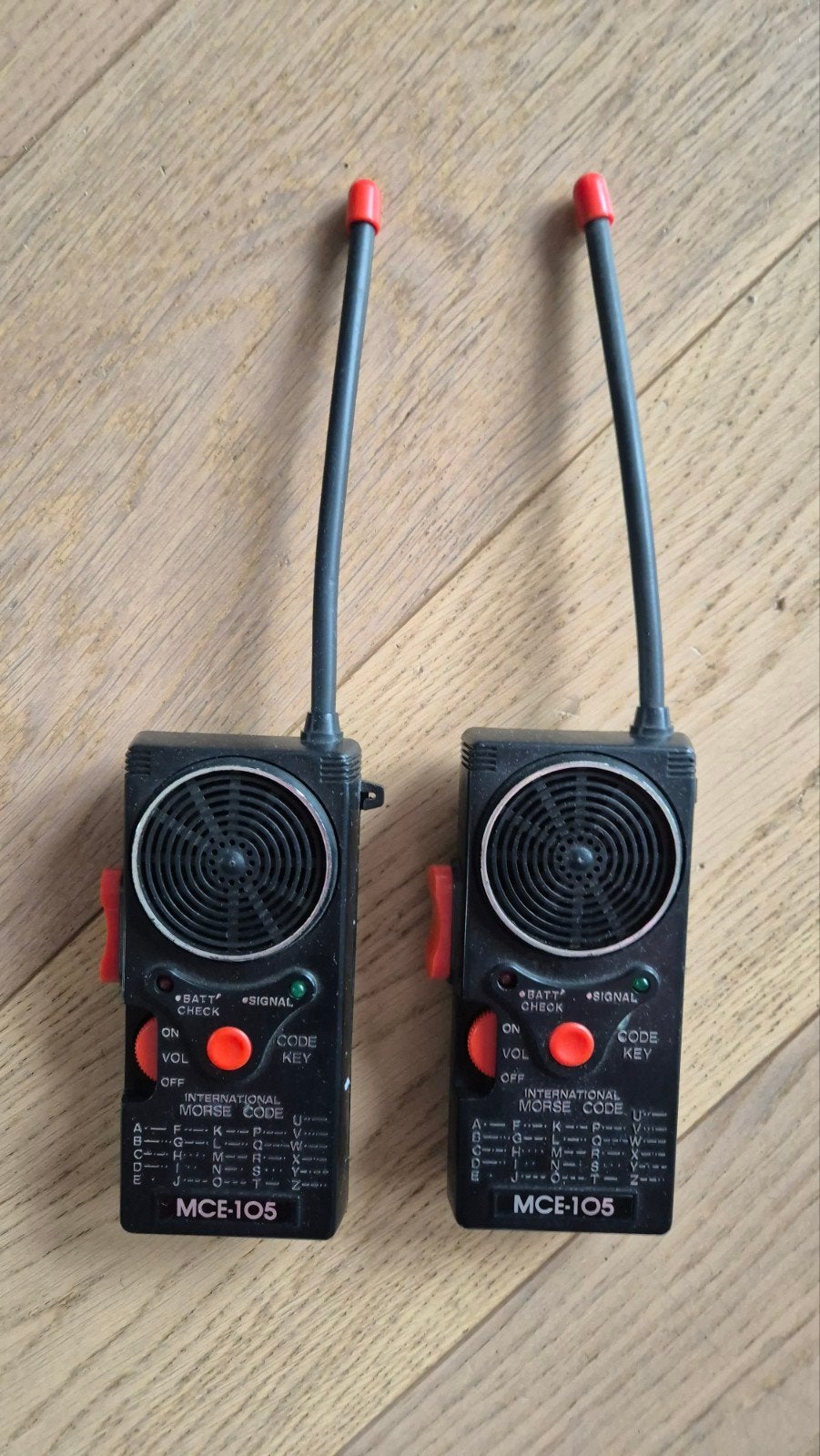 Vintage MCE-105 Walkie Talkies - Retro - Walky Talky set Wer, Ophalen of Verzenden, Gebruikt