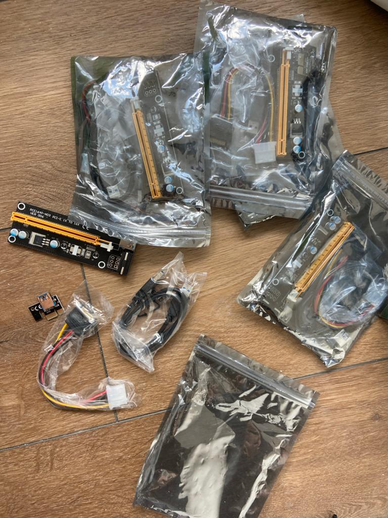 12x PCE164P-N03 PCI-E 1X naar 16X Riser Card VER 006, Computers en Software, Videokaarten, Overige soorten, Nieuw, Ophalen of Verzenden