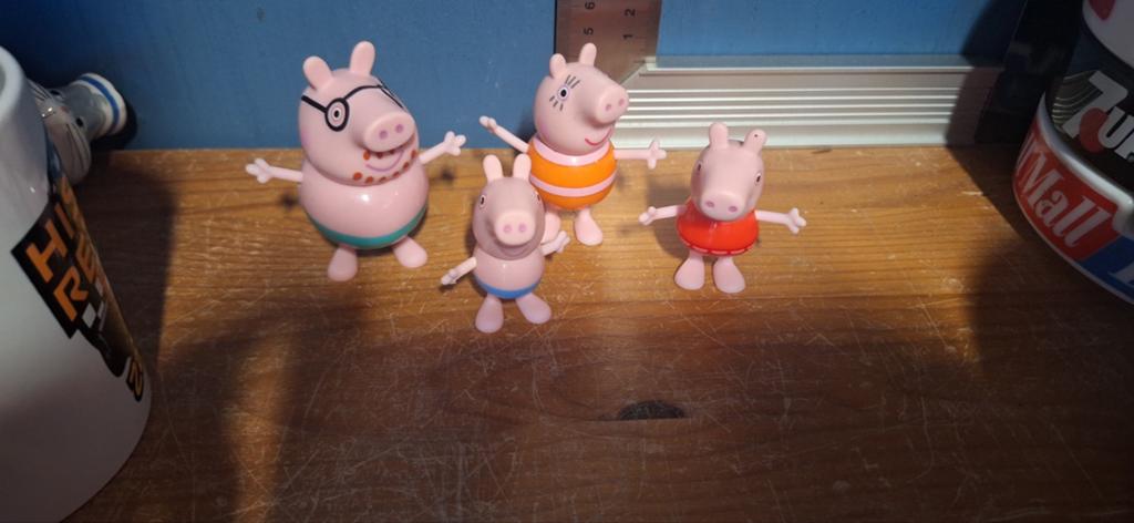Peppa pig poppetjes set/4 (20526), ., Ophalen of Verzenden, Zo goed als nieuw, .