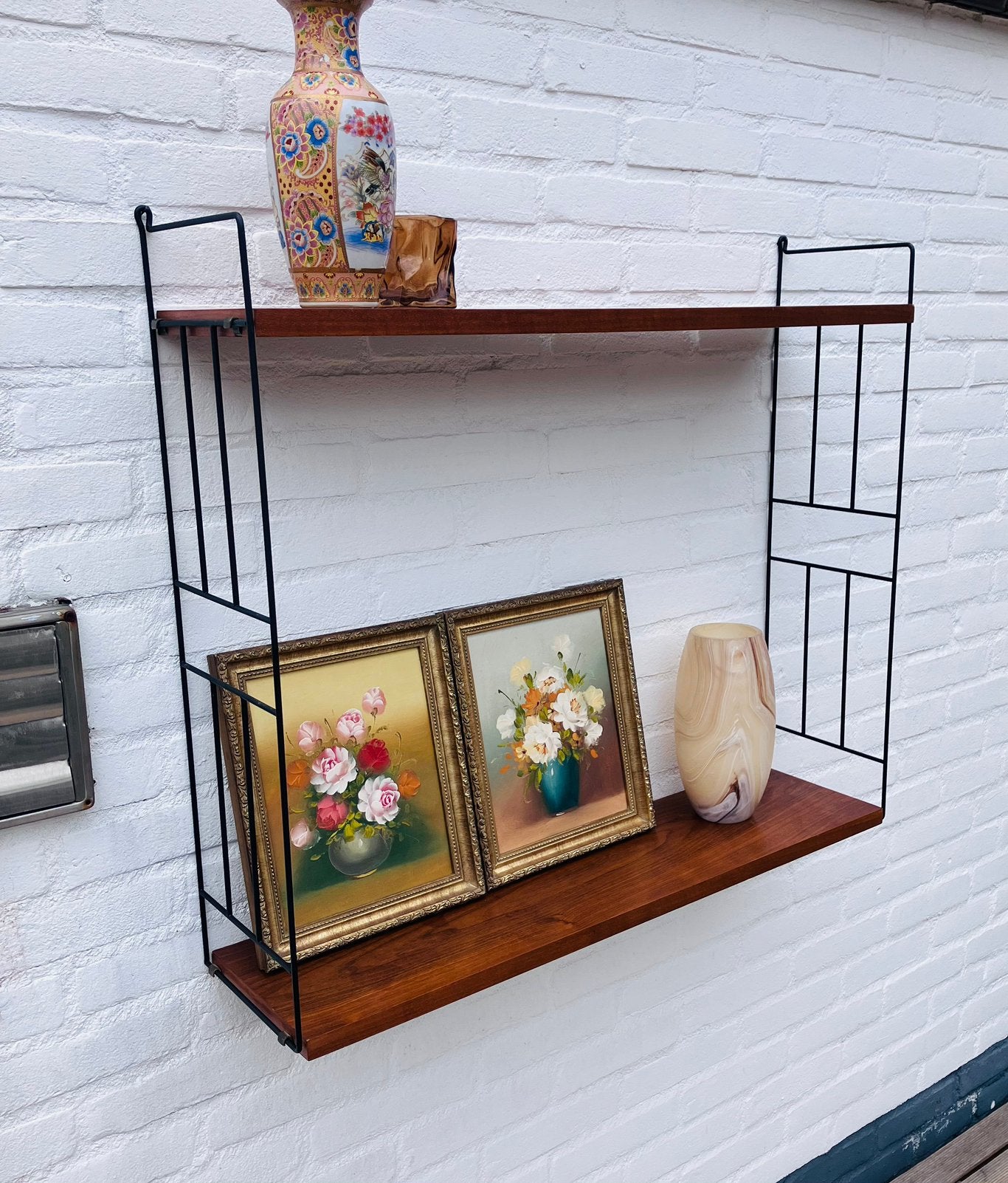 Vintage wandrek / stringrek, Ophalen, Zo goed als nieuw
