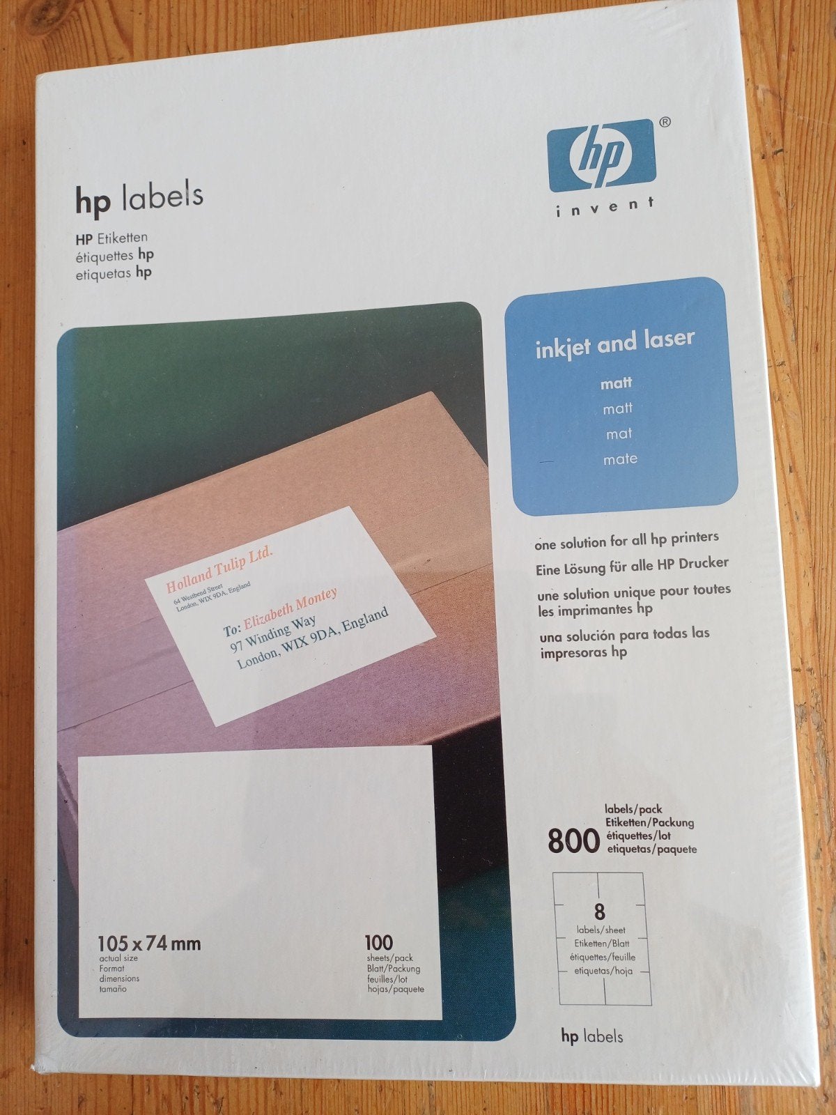 HP Labels 105 x 74 mm - Nieuw in verpakking, Ophalen of Verzenden, Nieuw