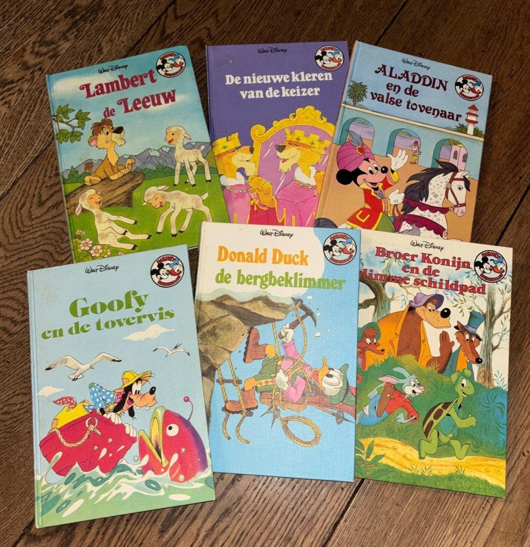 6 leuke boekjes van Walt Disney, Ophalen of Verzenden, Gelezen, Sprookjes