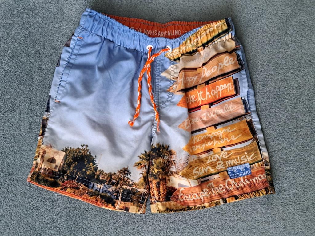 WE Fashion zwembroek mt 134-140 - Gedragen, nog netjes, Kinderen en Baby's, Kinderkleding | Kinder-zwemkleding, Gebruikt, Ophalen of Verzenden