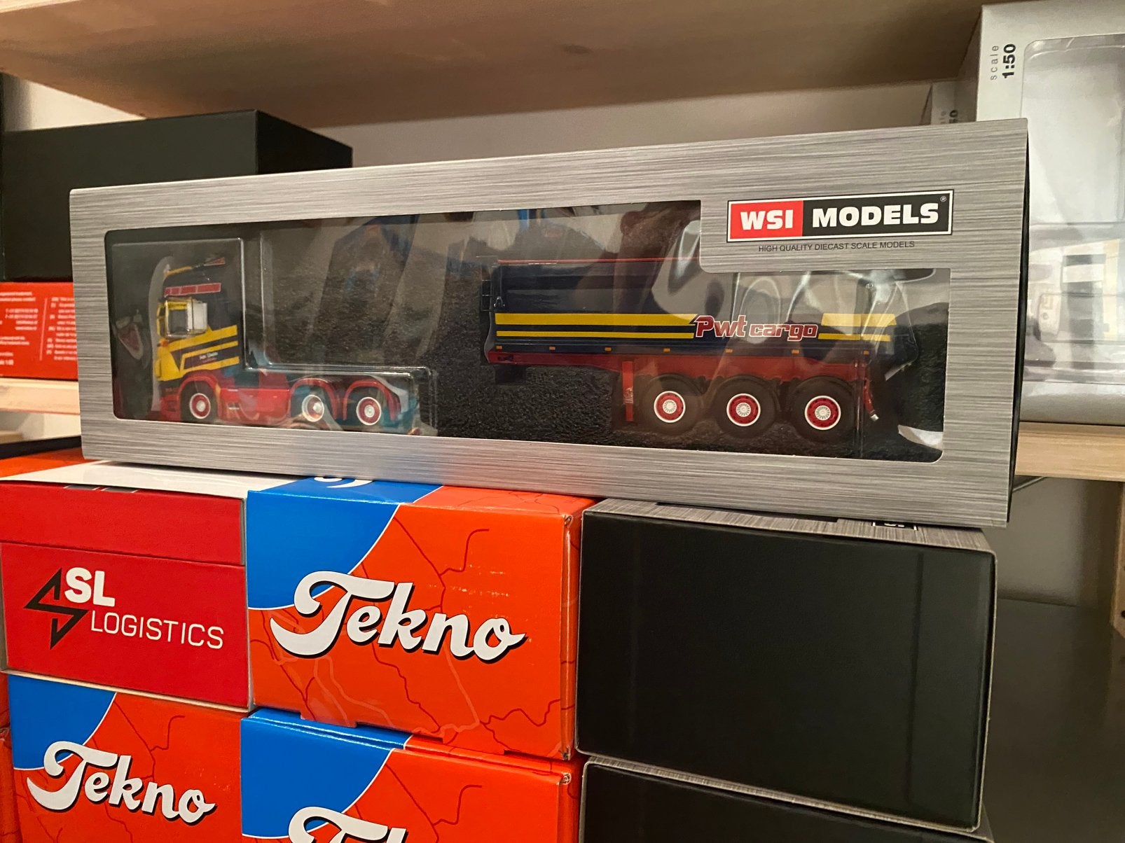 WSI Scania PWT, Hobby en Vrije tijd, Modelauto's | 1:50, Ophalen of Verzenden, Nieuw, Bus of Vrachtwagen, Wsi