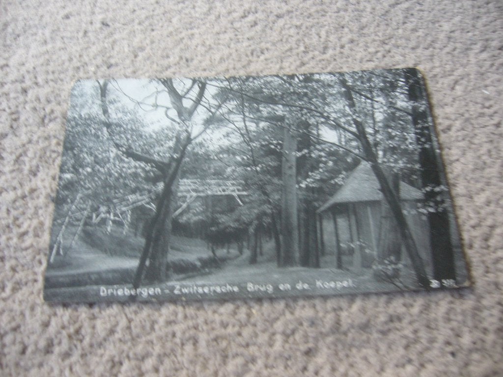 DRIEBERGEN  =  ZWITSERSCHE BRUG EN DE KOEPEL BRIEFKAART 1912, Ophalen of Verzenden, Voor 1920, Gelopen, Utrecht