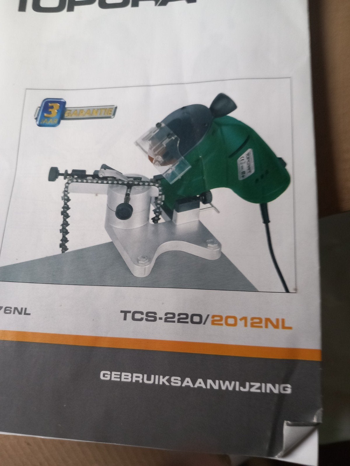 Topcraft kettingzaagslijper 220W, Ophalen of Verzenden, Nieuw, Minder dan 600 watt, Overige typen