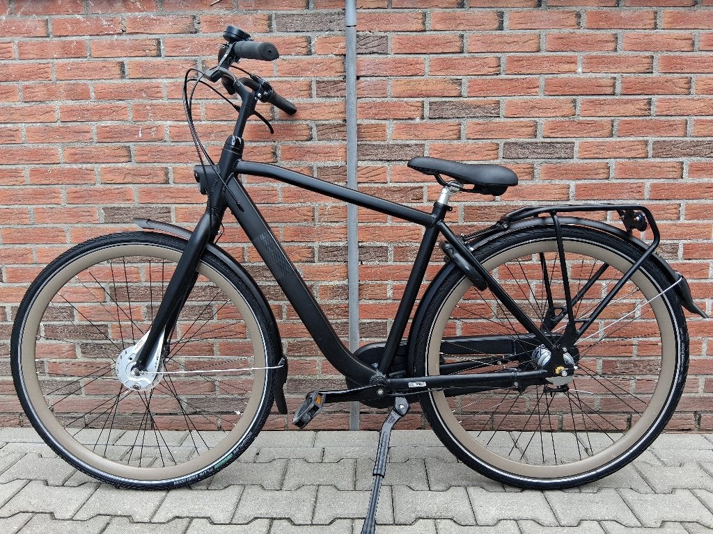 Zeer nette Gazelle Esprit brugklasfiets 49 cm. zwart mat, Ophalen, Gebruikt, Versnellingen, 49 tot 53 cm