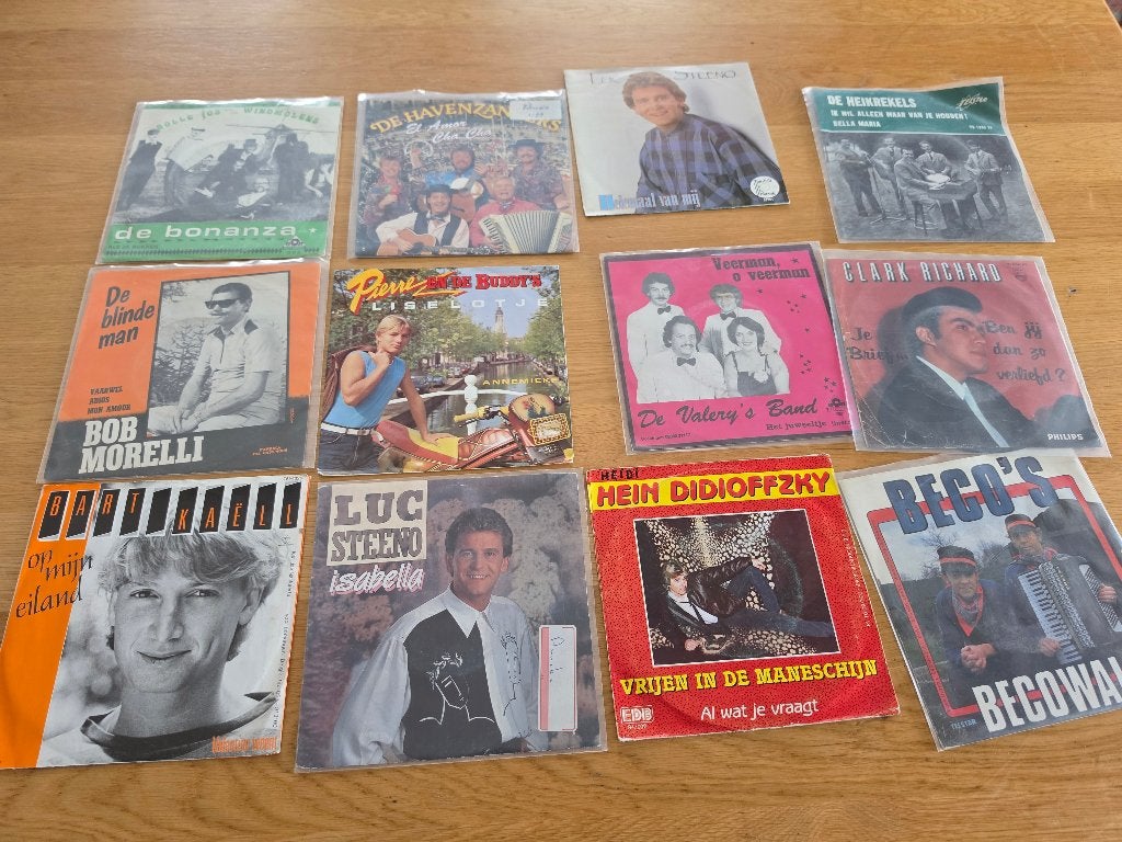 Partij vinyl singels, Ophalen, Gebruikt, 7 inch, Overige genres