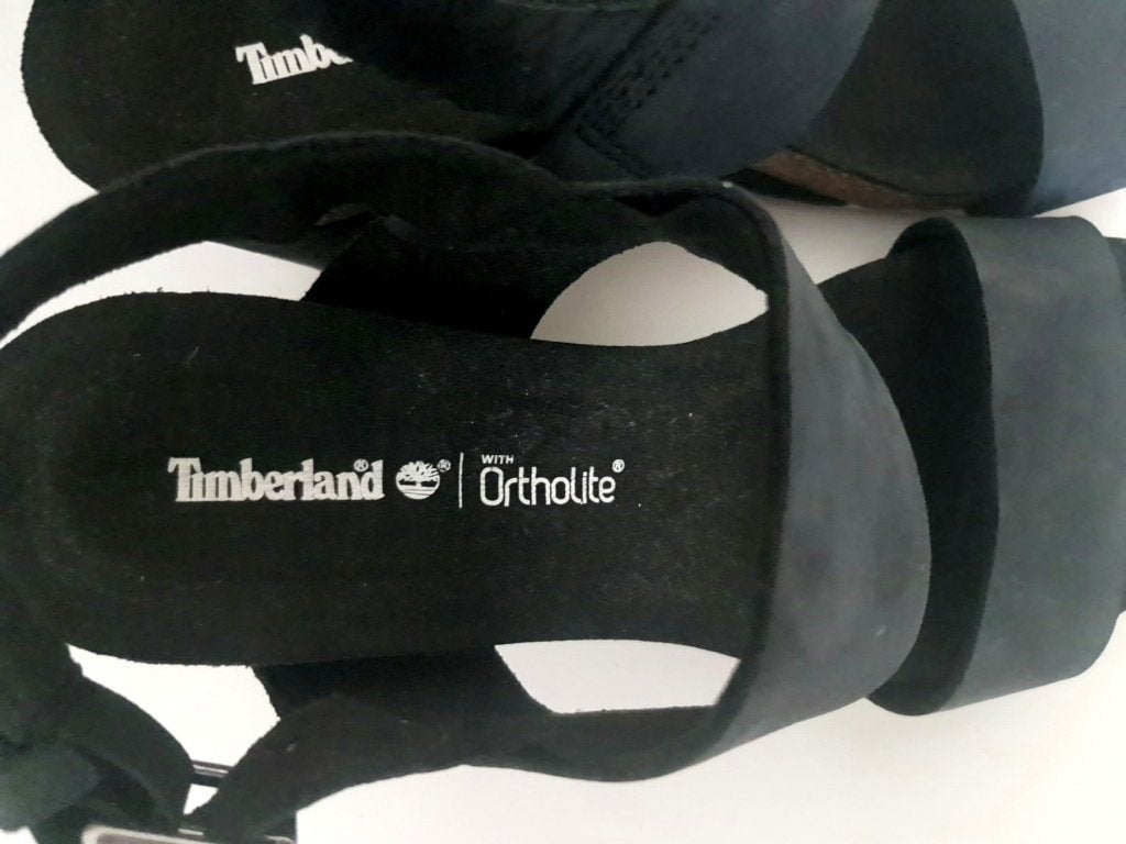Timberland sleehak maat 38., Verzenden, Zwart, Nieuw, Sandalen of Muiltjes