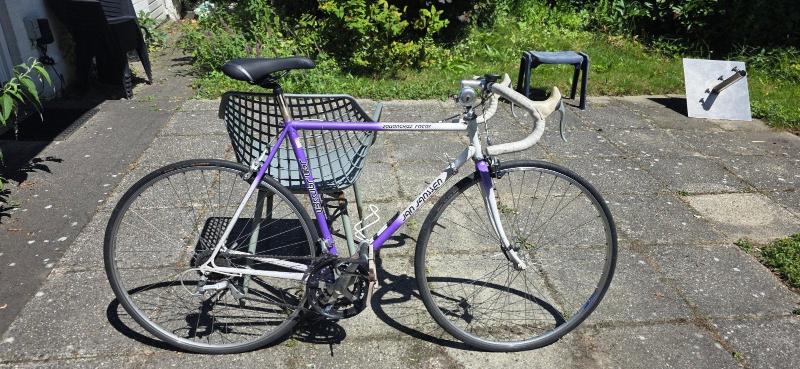 Jan Janssen Sallanches Racer - Vintage racefiets Shimano 105, Overige merken, Gebruikt, Staal, Velgrem