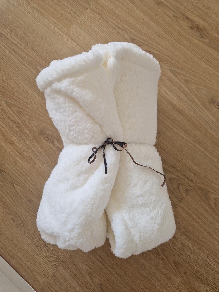 Teddy plaid wit, Ophalen of Verzenden, Nieuw