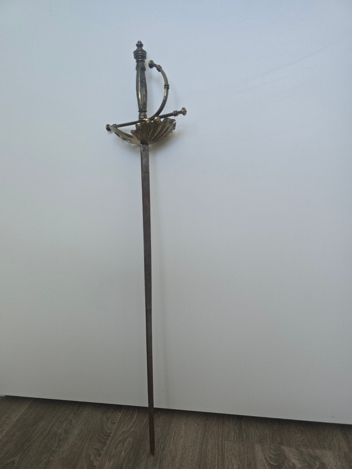 Traditionele Spaanse Rapier/Degen met Komvormige Stootplaat, Verzamelen, Ophalen, Overige soorten, Mes of Dolk