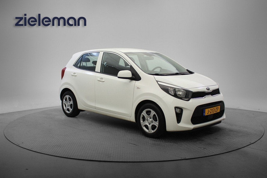Kia PICANTO 1.0 DPI ComfortLine 5 Deurs - Airco, Cruise, Auto's, Gebruikt, Euro 6, Met garantie (alle), Wit