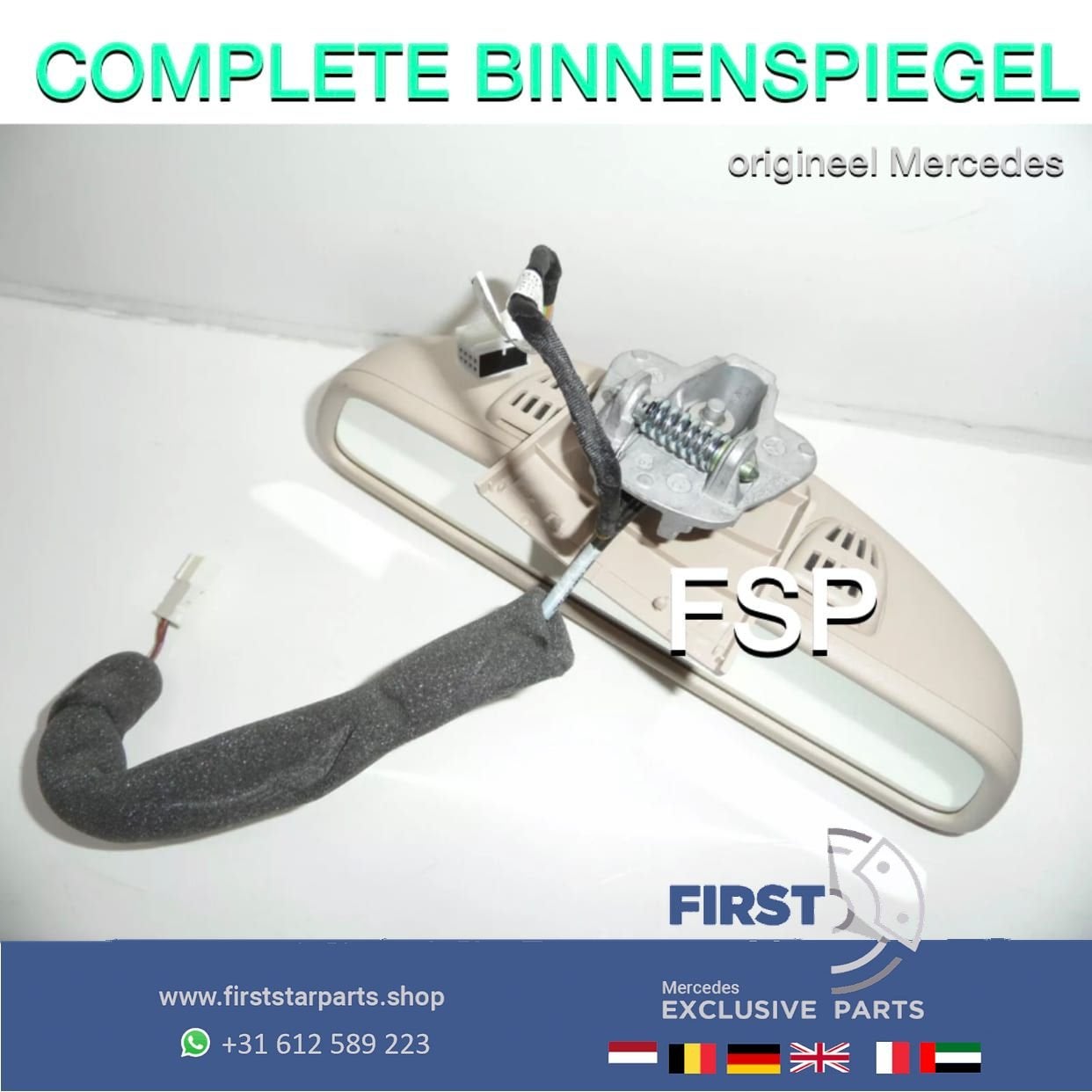 Binnenspiegel Mercedes W176 W246 W117 W156 W212 W204 W205 sp, Gebruikt, -, -, Ophalen of Verzenden