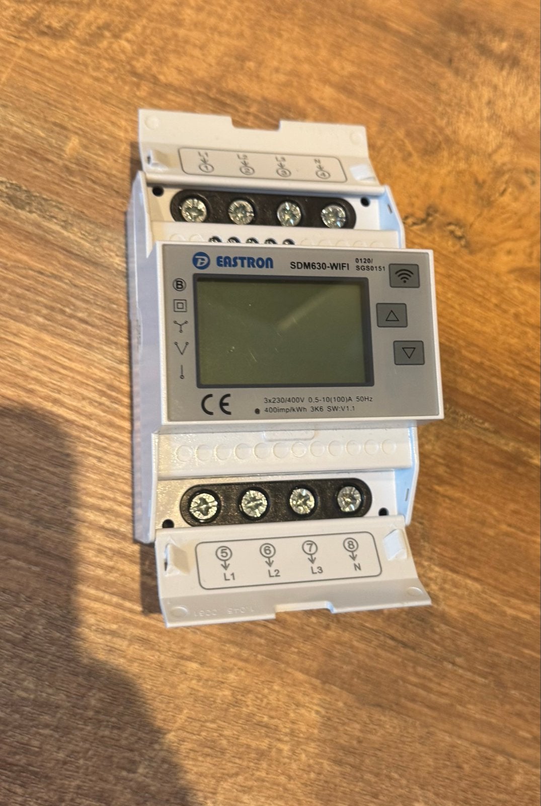 Eastron SDM630-WiFi 3-fase Energiemeter, Doe-het-zelf en Verbouw, Ophalen of Verzenden, Zo goed als nieuw, Overige merken, Overige typen