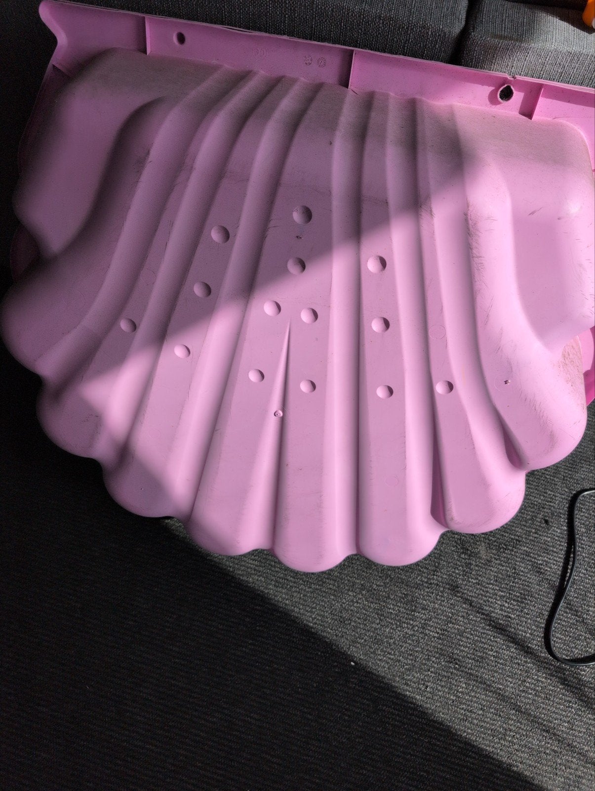 Roze schelp zandbak/zwembadje voor kinderen, Ophalen of Verzenden, Gebruikt, Jongen of Meisje