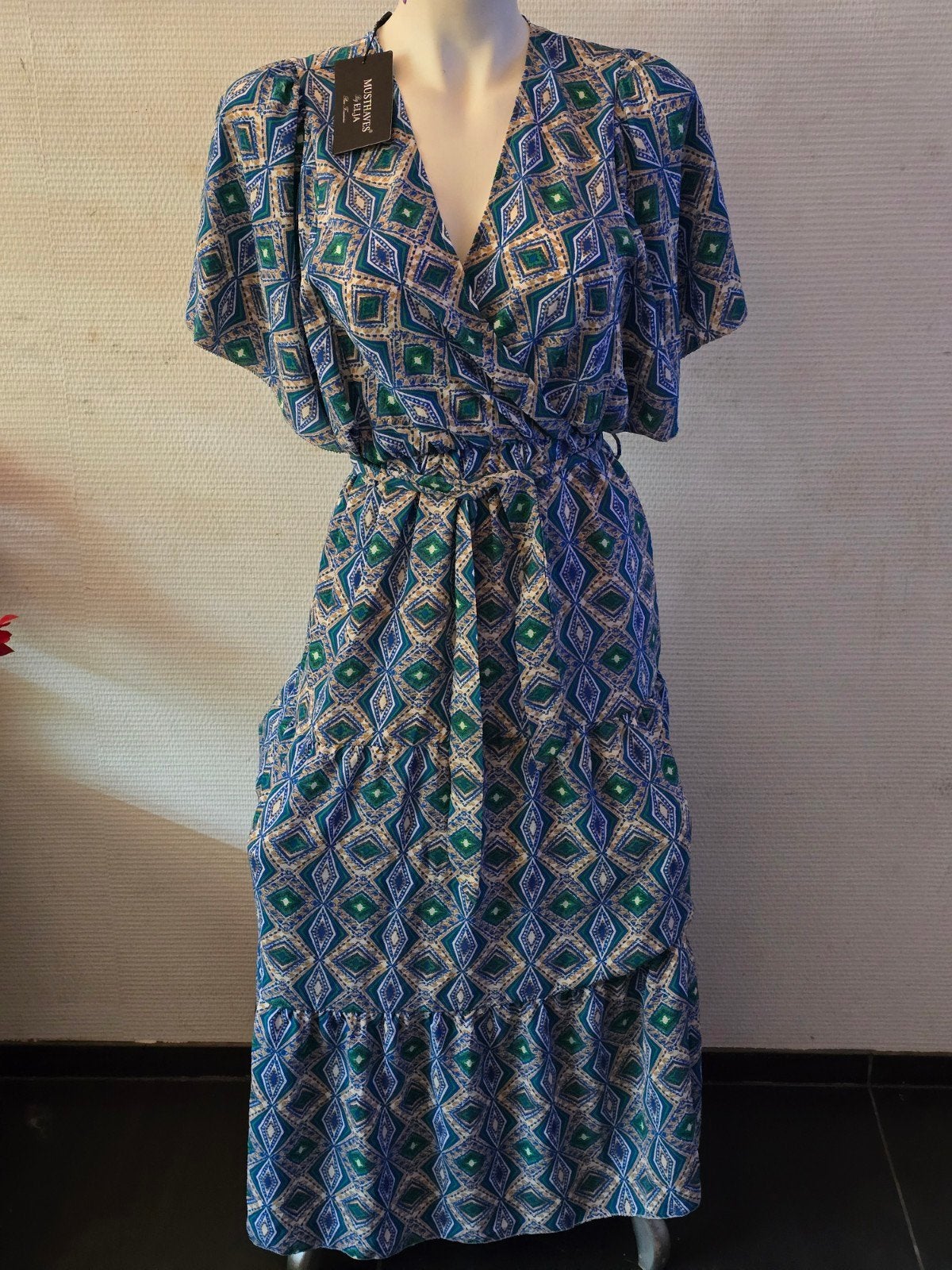 Musthaves by Elja dames Maxi Jurk S/M, Blauw, Nieuw, Ophalen of Verzenden, Maat 36 (S)