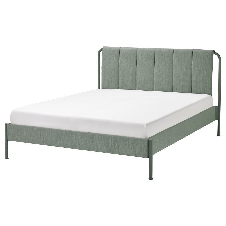 IKEA TALLASEN Tweepersoonsbed 160x200, OPHALEN 15-17 AUG., Ophalen, Tweepersoons, Zo goed als nieuw, Stof