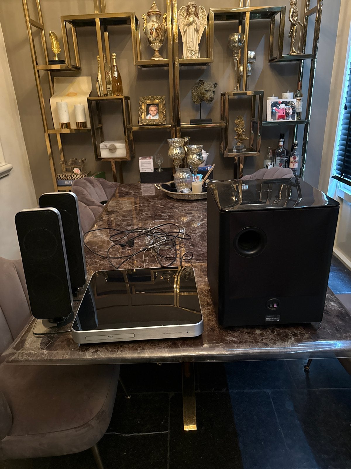 Philips HTS7200 Home Cinema Set met Blu-ray speler, Ophalen, Philips, 2.1-systeem, Blu-ray-speler