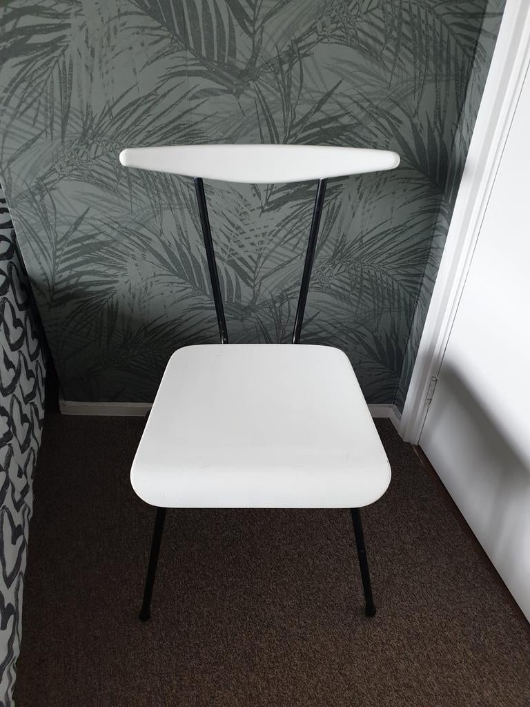Wim Rietveld "Dressboy" stoel voor Auping, Ophalen, Gebruikt, Wit, Mid-century Modern, Dutch Design