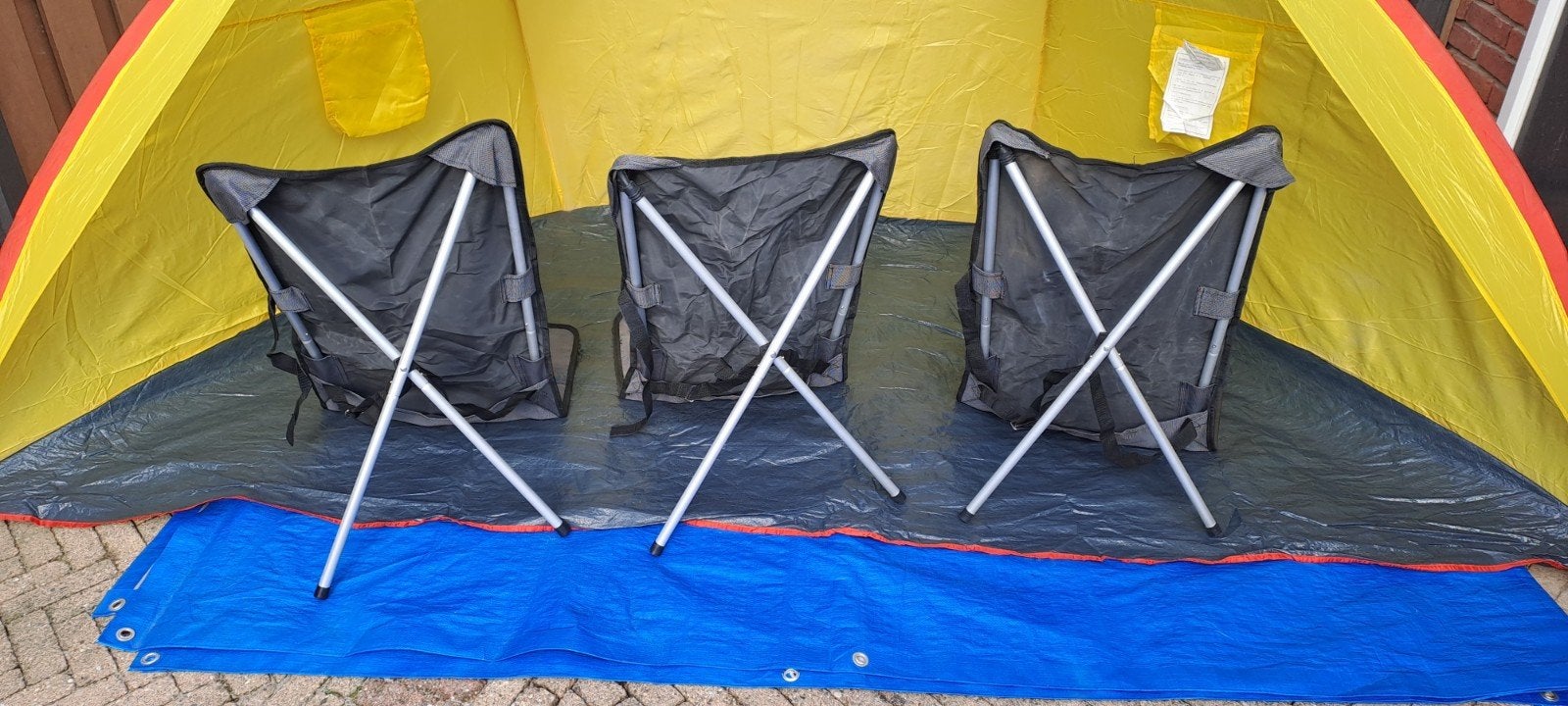 3x Bo-Trail Opvouwbare Campingstoel - Compact & Lichtgewicht, Ophalen, Nieuw, Campingstoel