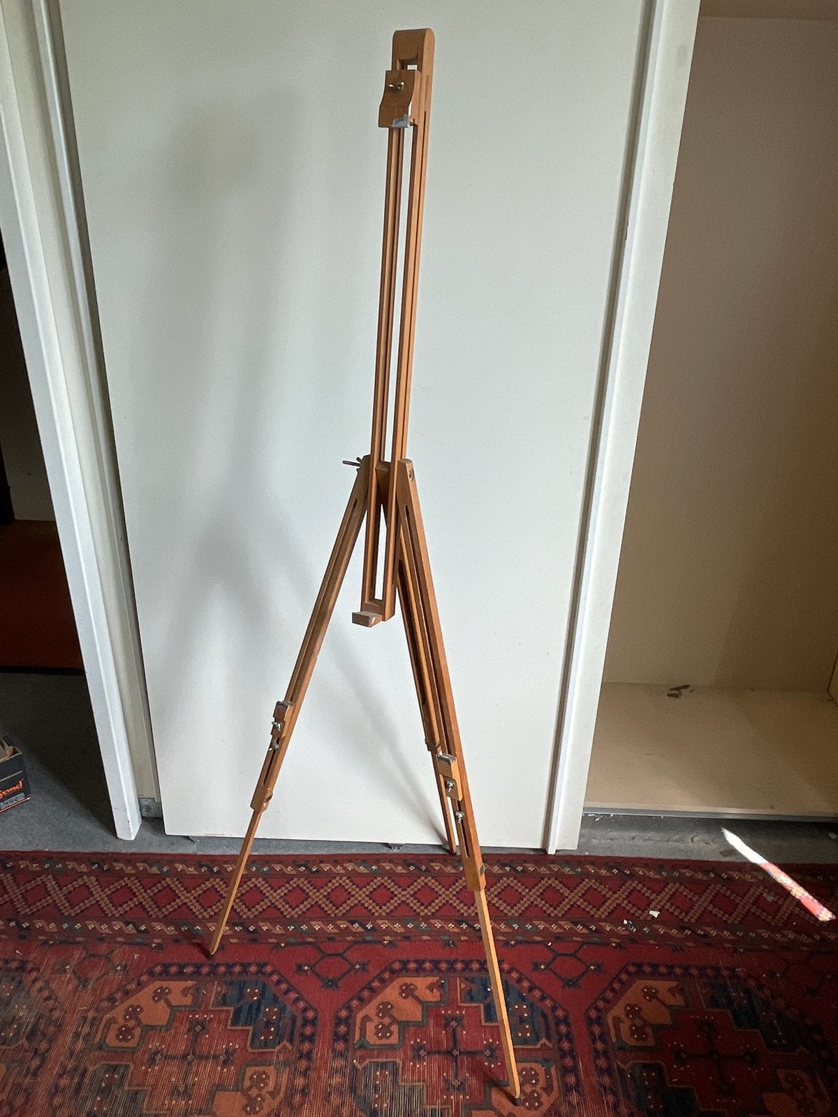 Houten schildersezel - Gebruikt, Hobby en Vrije tijd, Schilderen, Ophalen, Gebruikt, Ezel